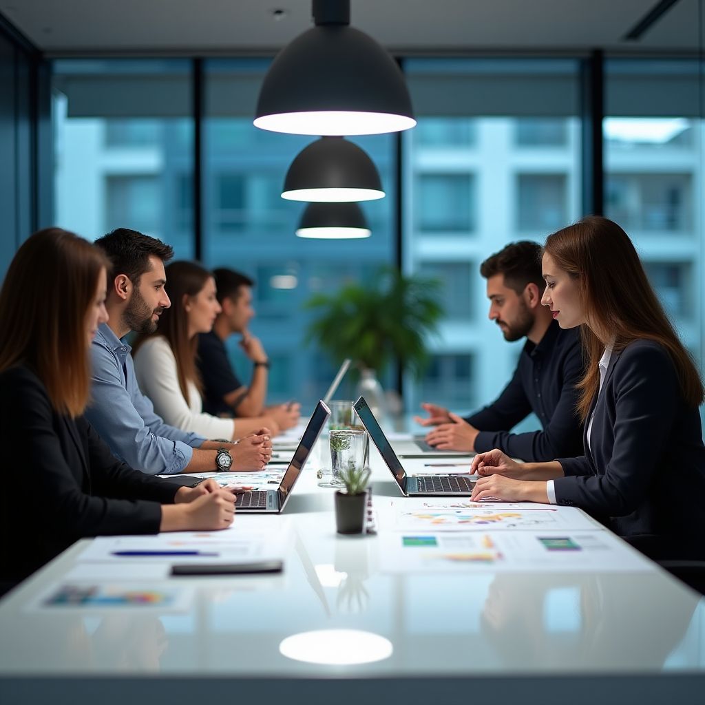 Equipo de FinanzasArg en sesión de planificación