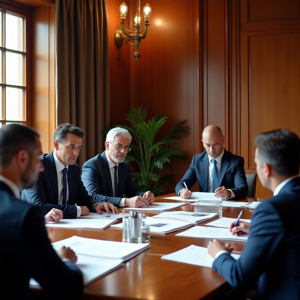 Reunión con cliente corporativo
