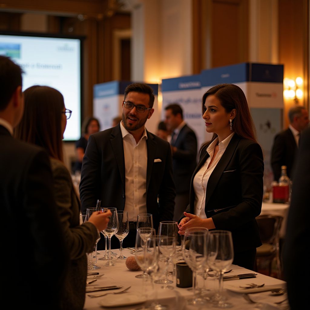 Evento de networking financiero