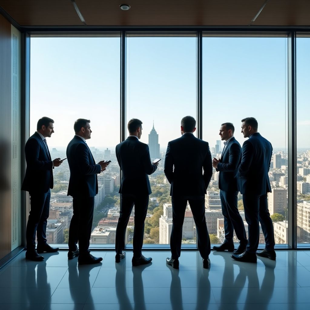Equipo de FinanzasArg en oficina moderna